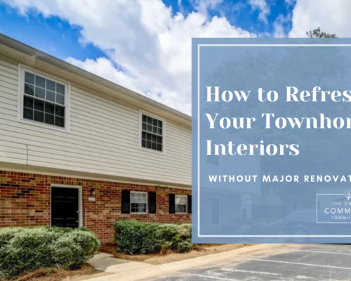 How to Refresh Your Townhome Interiors Without Major Renovations